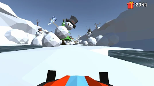 Sledge Ride: Crazy winter game