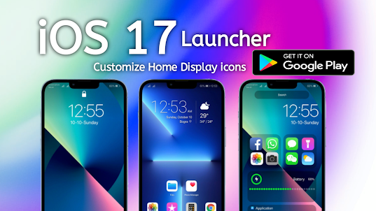 iOS 17 Launcher and Theme