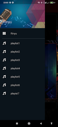 Les chansons de Rinyu Screen 3