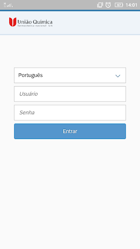 Android application União Química screenshort