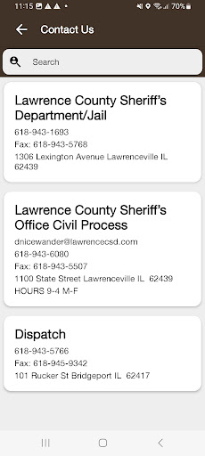 Lawrence County Sheriffs Dept Screen 2