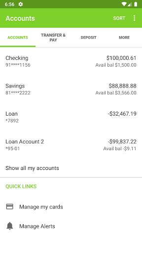 Cincinnatus Savings & Loan Screen 3
