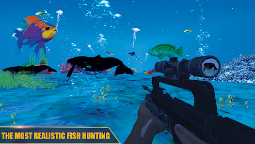 Fish Hunter Underwater 2021- Sniper hunting game  updownapk 1