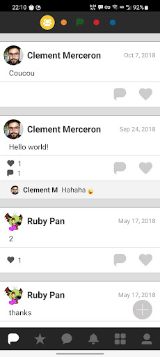 Pangea - Social Networking Screen 2