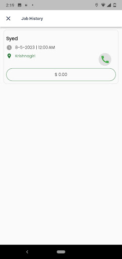 Android application TB Contractor screenshort
