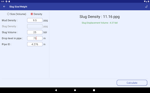 Screenshot of Drilling Fluids Pro
