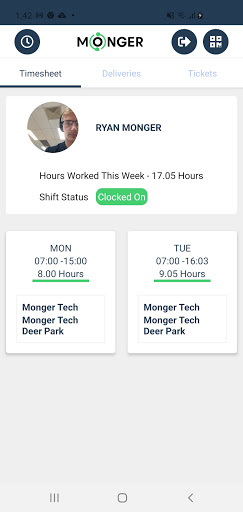 Monger Teams Screen 2