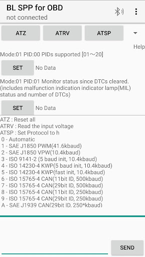 Bluetooth SPP for OBD Screen 2