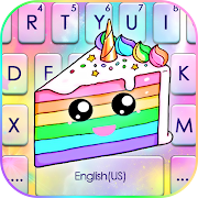 Colorful Cute Cake Keyboard Theme