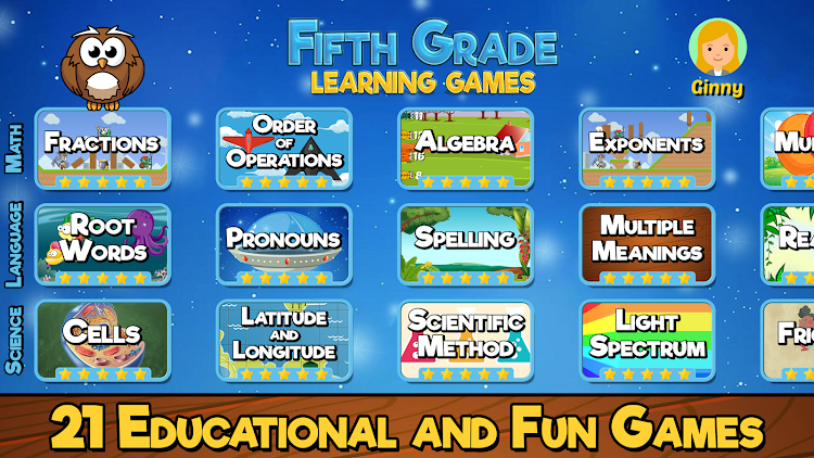 Fifth Grade Learning Games SE - 6.5 - (Android)
