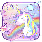 Rainbow Unicorn Keyboard Theme icon