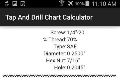 starrett drill chart pdf