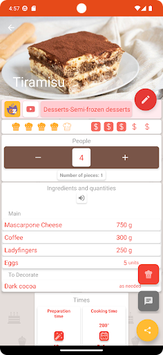 My Recipes Screen 2