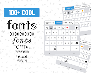 Fonts Keyboard - Schriftarten