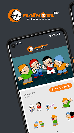 Android application Mainzelmännchen Sticker screenshort