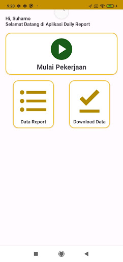 Android application Daily Report screenshort