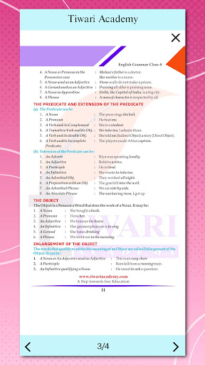 Class 8 English Grammar Book