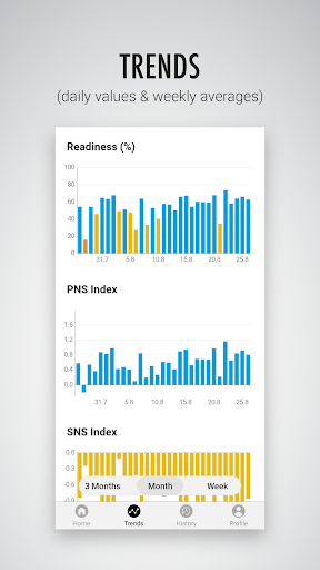 Kubios HRV Screen 3