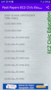 Past Papers ECZ Civic Edu