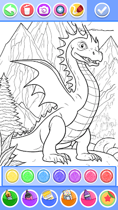 Dragon Coloring & Drawing Gameのおすすめ画像3