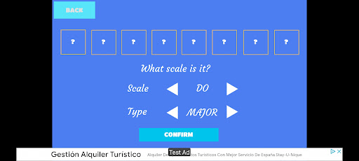 Music ear training Screen 2