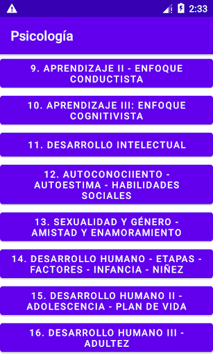 Psicología Screen 2