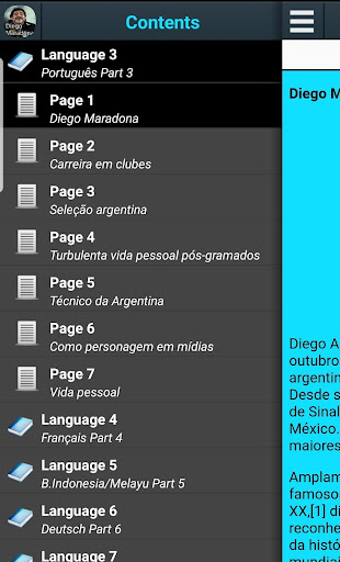 Visualização do aplicativo