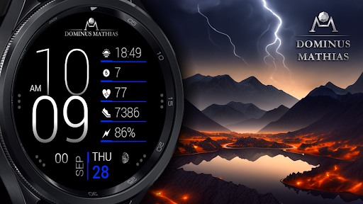 Android application DM | 041 Digital Watch Face screenshort