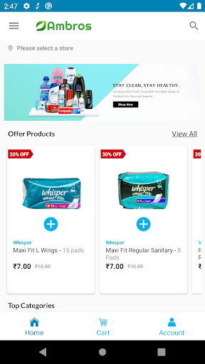 Ambros - Online Grocery Shoppi Screen 2