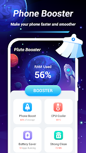 Pluto Booster - Phone Cleaner