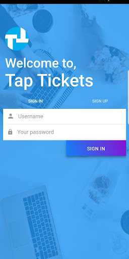 Android application TapTickets screenshort