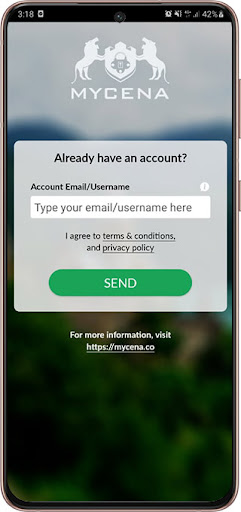 Android application MyCena Desk Center screenshort