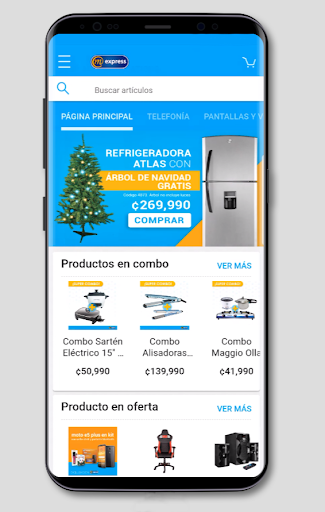 Android application MExpress screenshort