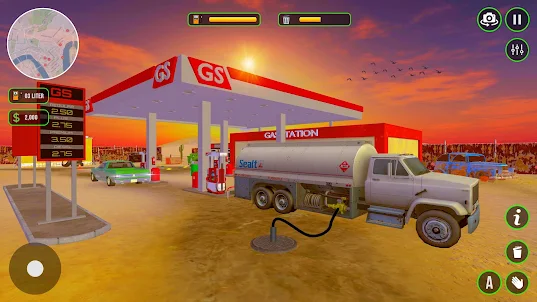 ガソリンスタンドのジャンクヤードシミュレーター