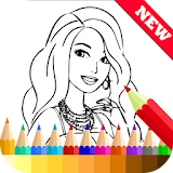 Coloring Book for barbi Fans icon