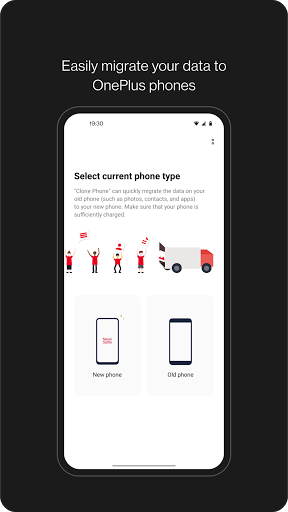 Screenshot of Clone Phone - OnePlus app