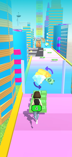 Android application Money Rush - Cash Run Race Atm screenshort