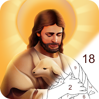 Bible Color - Paint by Number, Free Bible Games