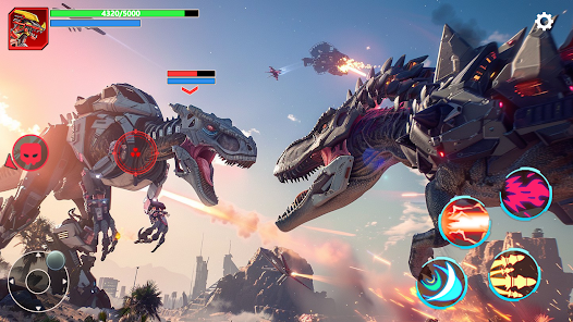 Mech War Jurassic Dinosaur v1.0.56 MOD (Free Rewards) APK