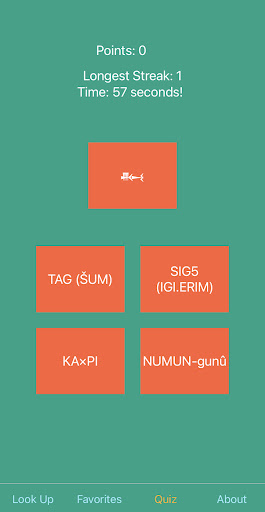 Cuneiform Sign List Screen 3