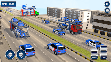 Police Transporter Truck Games