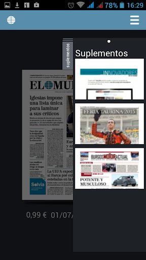El Mundo Edición Impresa Screen 3