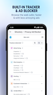 Ghostery Privacy Browser Screenshot