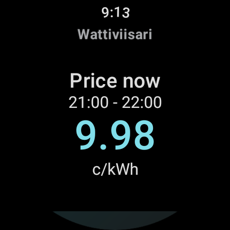 Android application Wattiviisari screenshort