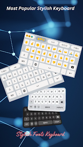 Стильные шрифты клавиатуры Ai