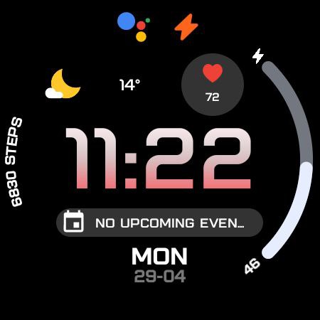 Night ver 06 - watch face screenshot 21
