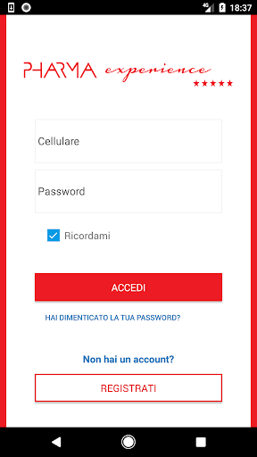 Android application PharmaExperience screenshort