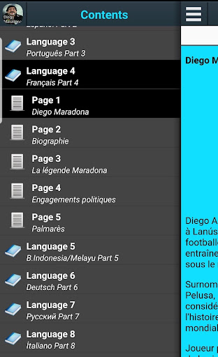 Aperçu de l'application