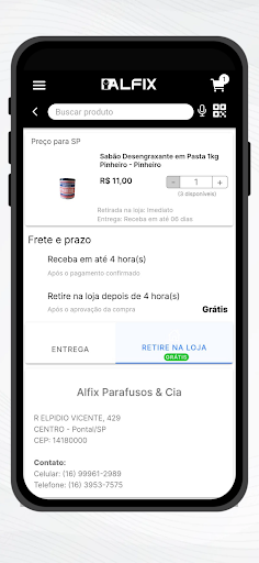 Alfix Parafusos & Cia Screen 3