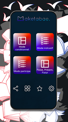 Android application Conjugation Test - French screenshort